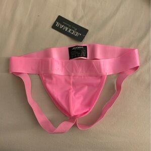 Jockmail men’s jockstrap - pink size large